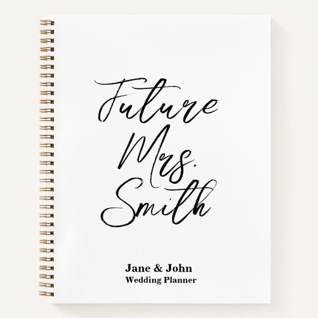 Personalised Wedding Planner Book (Front)