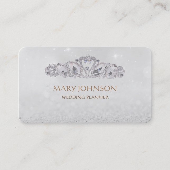 Personalised Wedding Planner Business Cart Card (Front)