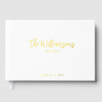 Personalised Wedding Reception Elegant Script Gold