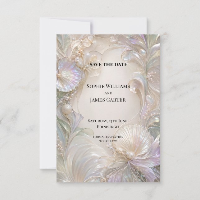Personalised Wedding Save the Date (Front)