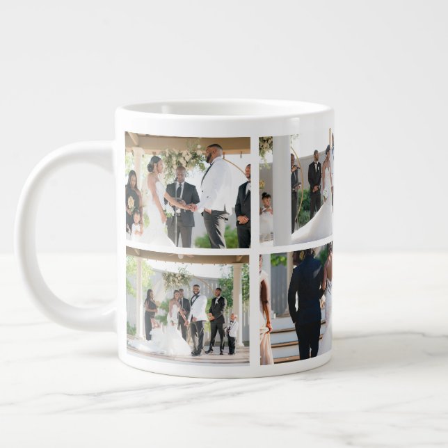 Personalised Wedding Speciality Mug with Black Lov (Left)