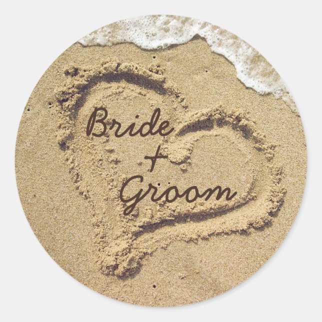 Personalised Wedding Stickers (Front)