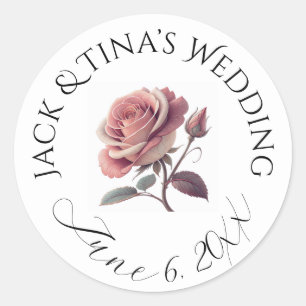 Personalised wedding stickers 
