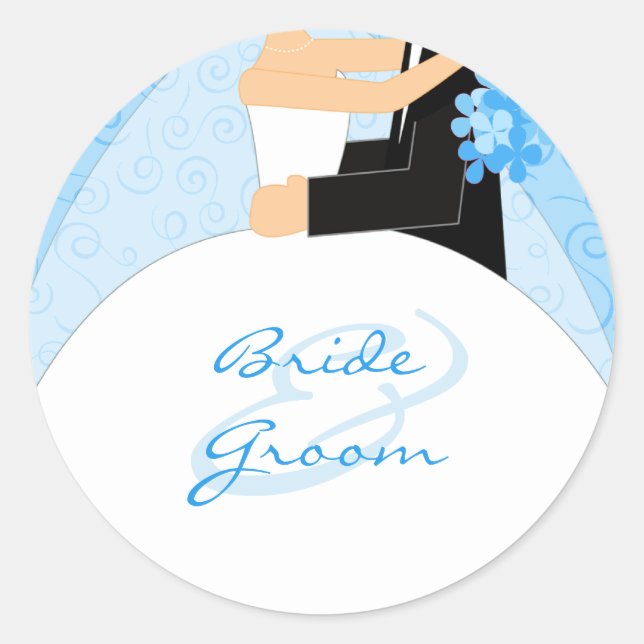 Personalised Wedding Stickers (Front)