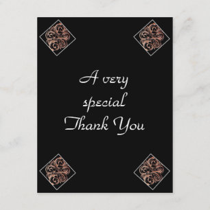 Personalised Wedding Thank You cards 2 sided