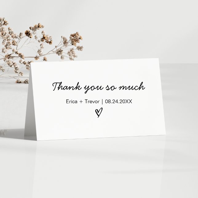 Personalised Wedding Thank You Holiday Card (Creator Uploaded)