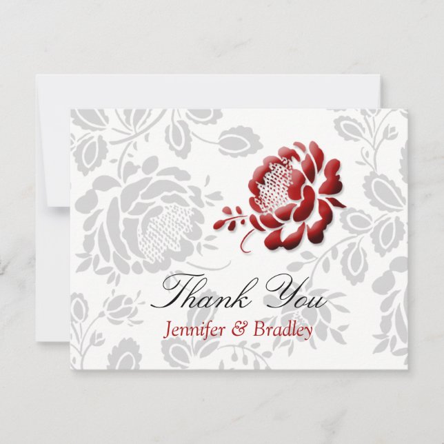 Personalised Wedding Thank You Notes (Front)