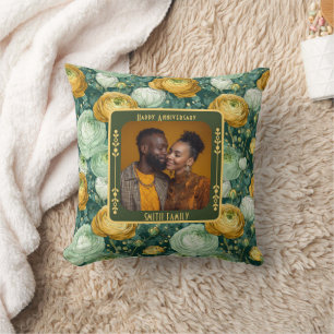 Personalised Wedding Throw Pillow  For Couple
