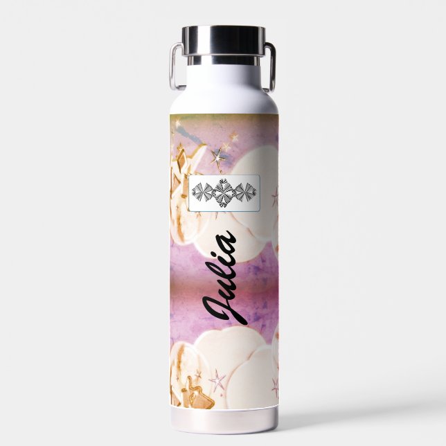 Personalised Wedding  Water Bottle (Front)