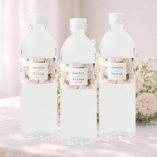 Personalised Wedding Water Bottle Label