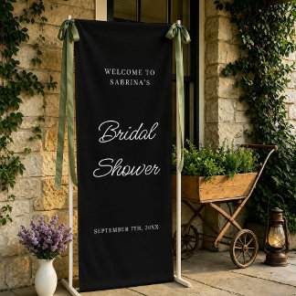 Personalised Wedding Welcome Bridal Shower Engaged Banner