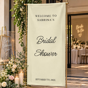 Personalised Wedding Welcome Bridal Shower Engaged Banner