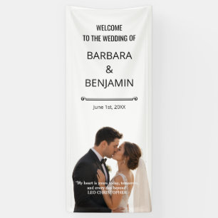 Personalised Wedding Welcome Custom Wedding Party  Banner