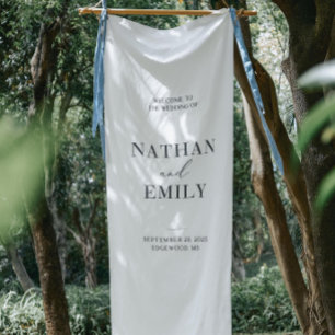 Personalised Wedding Welcome Sign – Custom