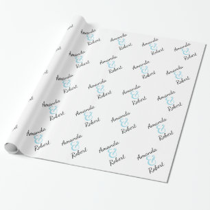 Personalised Wedding Wrapping Paper