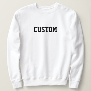Personalised Weddings Vintage Minimalist Custom Sweatshirt