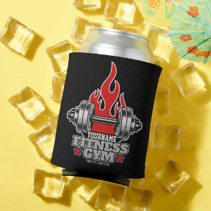 Personalised Weight Lifting Dumbbell Fitness Gym Can Cooler