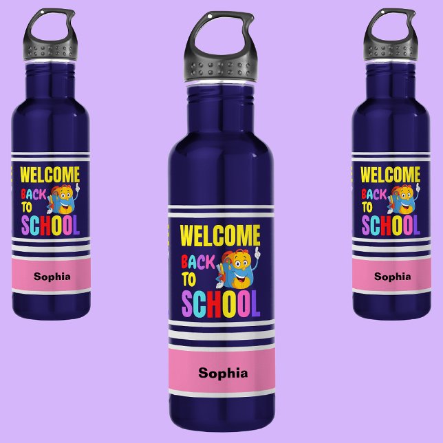 Personalised Welcome Back To School  710 Ml Water Bottle (Creator Uploaded)
