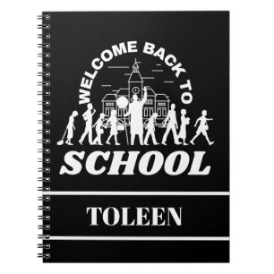 Personalised Welcome Back To School                Notebook