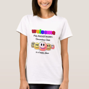 Personalised Welcome Class Teacher T-Shirt