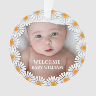 Personalised Welcome New Baby Ornament