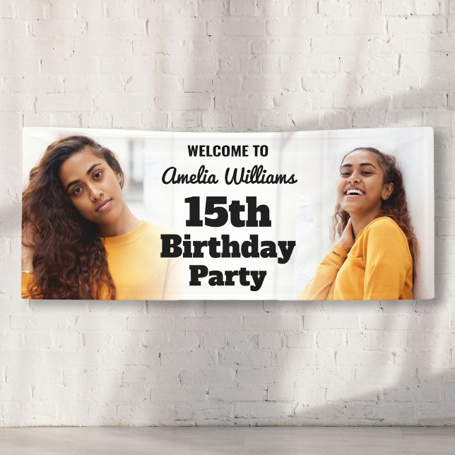 Personalised Welcome Sign 15th Birthday Girl Photo (Personalized Welcome Sign 15th Birthday Girl Photo
)