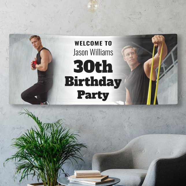 Personalised Welcome Sign Photo Men 30th Birthday (Personalized Welcome Sign Photo Men 30th Birthday
)