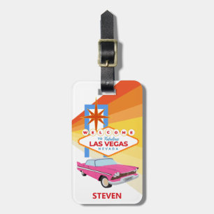 Personalised Welcome to Fabulous Las Vegas Luggage Tag