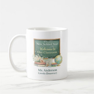Personalised Welcome to Our Classroom Teacher Coffee Mug
