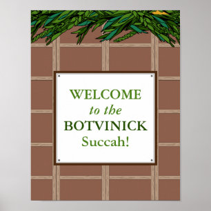 Personalised - Welcome to Succah  Poster