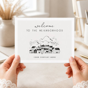 Personalised Welcome to the Neighbourhood Realty Postcard
