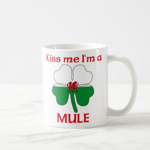 Personalised Welsh Kiss Me I'm Mule Coffee Mug