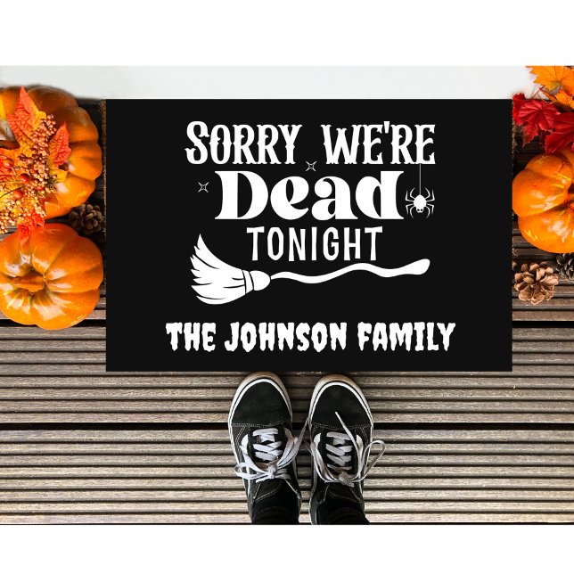 Personalised We're Dead Tonight Doormat (Creator Uploaded)