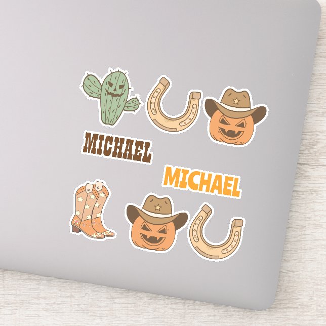 Personalised Western Halloween Fun Set  (Detail)