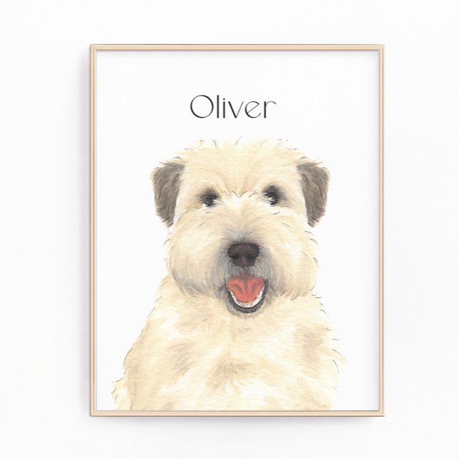 Personalised Wheaten Terrier Art Photo Print (Creator Uploaded)
