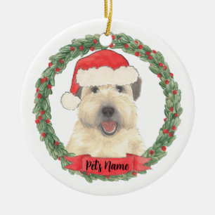 Personalised Wheaten Terrier Ceramic Ornament