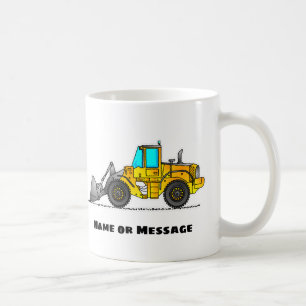 Personalised Wheel Loader Mug, Loader Operator Gif Coffee Mug