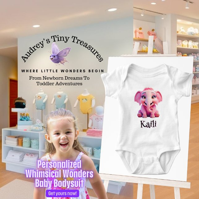 Personalised Whimsical Wonders Baby Bodysuit (Creator Uploaded)