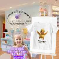 Personalised Whimsical Wonders Baby Duck T-Shirt