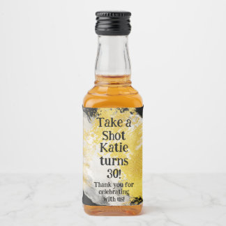 Personalised Whiskey Bottle Label – Birthday Party