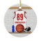Personalised White and Red Basketball Jersey