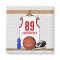 Personalised White and Red Basketball Jersey