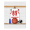 Personalised White and Red Basketball Jersey