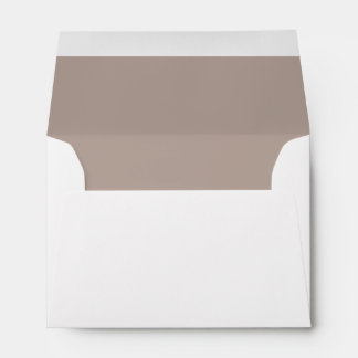 Personalised White Beige Name & Address Envelope
