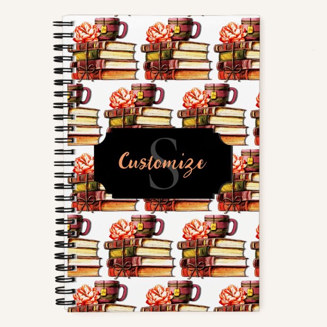 Personalised White Books And Tea (Front)