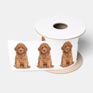 Personalised white Custom photo image picture Satin Ribbon