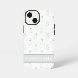 Personalised White Golden Doodle Dog iPhone 13 Mini Case