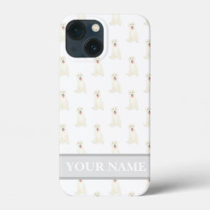 Personalised White Lab Labrador Dog iPhone 13 Mini Case