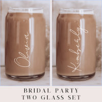 Personalised White Script Bachelorette Party