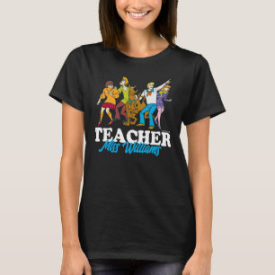 Personalised   Whole Gang 13 Mystery Inc Teacher T-Shirt